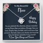 To My Niece Birthday Gift, Love Knot Necklace, Gift For Niece From Aunt, Birthday Jewelry Gift, Uncle to Niece Gift