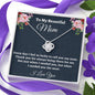 Gift for Mom, Birthday Gift for Mom,Love Knot Necklace, Present From Daughter to Mother Christmas Gift From Son