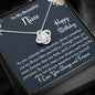 To My Niece Birthday Gift, Love Knot Necklace, Gift For Niece From Aunt, Birthday Jewelry Gift, Uncle to Niece Gift
