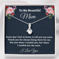 Gift for Mom, Birthday Gift for Mom, Beautiful Necklace, Present From Daughter to Mother Christmas Gift From Son
