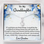 To My Granddaughter Beautiful Necklace Gift, Know You Are Deeply Loved Necklace, Gift for Daughter from Nana Birthday, Graduation or Christmas Present