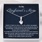 To My Boyfriend's Mom Gift, Beautiful Necklace, Christmas Gift for Boyfriend's Mom Gift for Boyfriend's Mom From Girlfriend