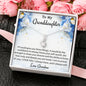 To My Granddaughter Beautiful Necklace Gift, Know You Are Deeply Loved Necklace, Gift for Daughter from Nana Birthday, Graduation or Christmas Present