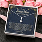 Bonus Mom Gift On My Wedding Day, Stepmother Wedding Gift from Bride, Beautiful Necklace, To Stepmom of the Bride Gift, Wedding Jewelry for Stepmom
