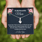 Gift for Mom, Birthday Gift for Mom, Beautiful Necklace, Present From Daughter to Mother Christmas Gift From Son