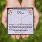 Boss Gift for Women Boss, Beautiful Necklace, Boss Lady Jewelry Gift, Appreciation Thank You Gift For An Amazing Boss