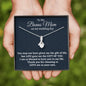 Stepmother Wedding Gift from Bride, Beautiful Necklace, Bonus Mom Gift, To Stepmom of the Bride Gift, Wedding Jewelry for Stepmom