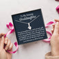 To My Goddaughter Gift, Goddaughter Gift from Godmother Alluring Beauty Necklace Gift for Baptism, Confirmation, Graduation Birthday