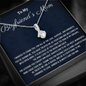 To My Boyfriend's Mom Gift, Beautiful Necklace, Christmas Gift for Boyfriend's Mom Gift for Boyfriend's Mom From Girlfriend