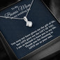 Stepmother Wedding Gift from Bride, Beautiful Necklace, Bonus Mom Gift, To Stepmom of the Bride Gift, Wedding Jewelry for Stepmom