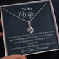 To My Wife Gift, Beautful Necklace, Valentine’s Gift For Wife or Soulmate, Birthday Gift From Husband, Gift For Her