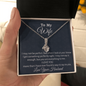 To My Wife Gift, Beautful Necklace, Valentine’s Gift For Wife or Soulmate, Birthday Gift From Husband, Gift For Her