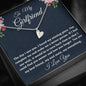 To My Girlfriend Necklace Gift, Sweetest Hearts Necklace For Her Birthday, Anniversary Gift, Gift For Her, Gift For Girlfriend