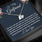 To My Girlfriend Necklace Gift, Sweetest Hearts Necklace For Her Birthday, Anniversary Gift, Gift For Her, Gift For Girlfriend