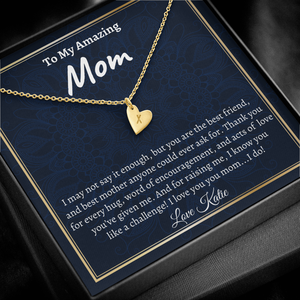 Funny Mother's Day Gift, Mom Gift From Daughter Necklace, Beautiful Hearts Necklace, Christmas Gift, Mom Gift Idea, Mom Gift From Son