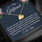 To My Girlfriend Necklace Gift, Sweetest Hearts Necklace For Her Birthday, Anniversary Gift, Gift For Her, Gift For Girlfriend