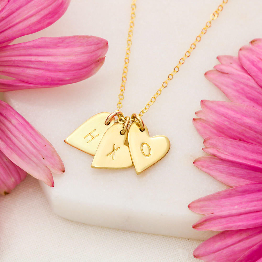 Gift for Best Friend, Personalized Sweetest Hearts Necklace, Unbiological Sister Gift, Gift For Your BFF, Sister Gift