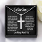 To Our Son On Your Graduation - Cross Necklace