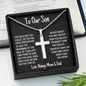 To Our Son On Your Graduation - Cross Necklace