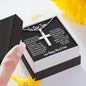 To Our Son On Your Graduation - Cross Necklace