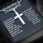 Godmother & Goddaughter Cross Gift Necklace, Gift for Baptism, Confirmation, Graduation Birthday