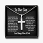 To Our Son On Your Graduation - Cross Necklace