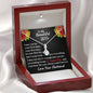 To My Beautiful Wife You Are Everything To Me, Anniversary Gift, Birthday Gift, Necklace for Wife