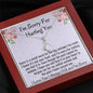 I'm Sorry Gift, Forgive me Jewelry, Apology Necklace For Wife Girlfriend, Beautiful Necklace, Sorry Gift Friend, Sorry Partner