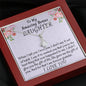 To My Bonus Daughter, Stepdaughter Gift, Beautiful Necklace, Bonus Daughter Birthday Gift, Gift for Bonus Daughter, Daughter in Law