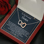 To My Sister Necklace Gift, Two Hearts Necklace, Birthday Gift For A Sister, Christmas Gift, Gift For Soul Sister, My Best Friend