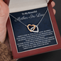 Mother-In Law Gift, Two Hearts Necklace, To My Husbands Mom Gift, Mother's Day Gift, Christmas Gift for Husband’s Mom