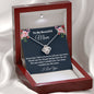 Gift for Mom, Birthday Gift for Mom,Love Knot Necklace, Present From Daughter to Mother Christmas Gift From Son