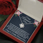 Retirement Gifts for Mom Necklace, Love Knot Necklace, Happy Retirement Gifts for Retiring Mother, Mom Retirement Gift