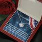 New US Citizen Gift, Love Knot Necklace, American Naturalization Ceremony Gift, American Immigrant Citizenship Gift, Jewelry Gift For Her