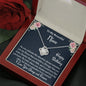 To My Niece Birthday Gift, Love Knot Necklace, Gift For Niece From Aunt, Birthday Jewelry Gift, Uncle to Niece Gift