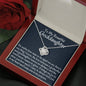 To My Goddaughter Necklace Gift, Goddaughter Gift from Godmother Love Knot Necklace Gift for First Communion, Confirmation, Birthday