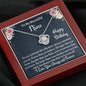 To My Niece Birthday Gift, Love Knot Necklace, Gift For Niece From Aunt, Birthday Jewelry Gift, Uncle to Niece Gift