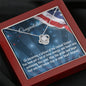 New US Citizen Gift, Love Knot Necklace, American Naturalization Ceremony Gift, American Immigrant Citizenship Gift, Jewelry Gift For Her