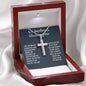 Godmother & Goddaughter Cross Gift Necklace, Gift for Baptism, Confirmation, Graduation Birthday