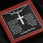 To Our Son On Your Graduation - Cross Necklace