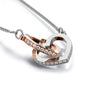 To My Sister Necklace Gift, Two Hearts Necklace, Birthday Gift For A Sister, Christmas Gift, Gift For Soul Sister, My Best Friend