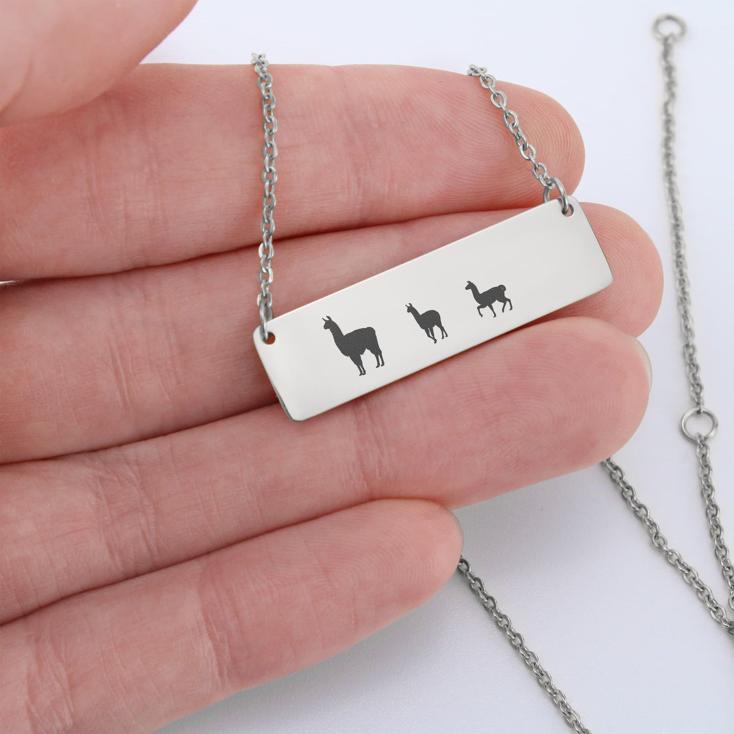 Mama Llama With Crias jewelry, Mama LLama Necklace, New Mom Necklace, Birthday Gift For  Mom.