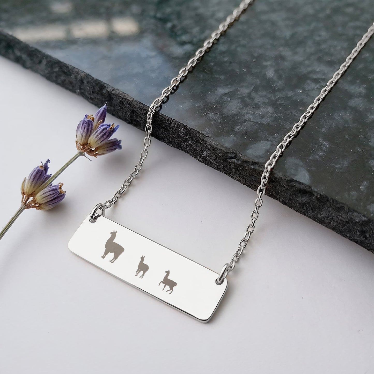Mama Llama With Crias jewelry, Mama LLama Necklace, New Mom Necklace, Birthday Gift For  Mom.