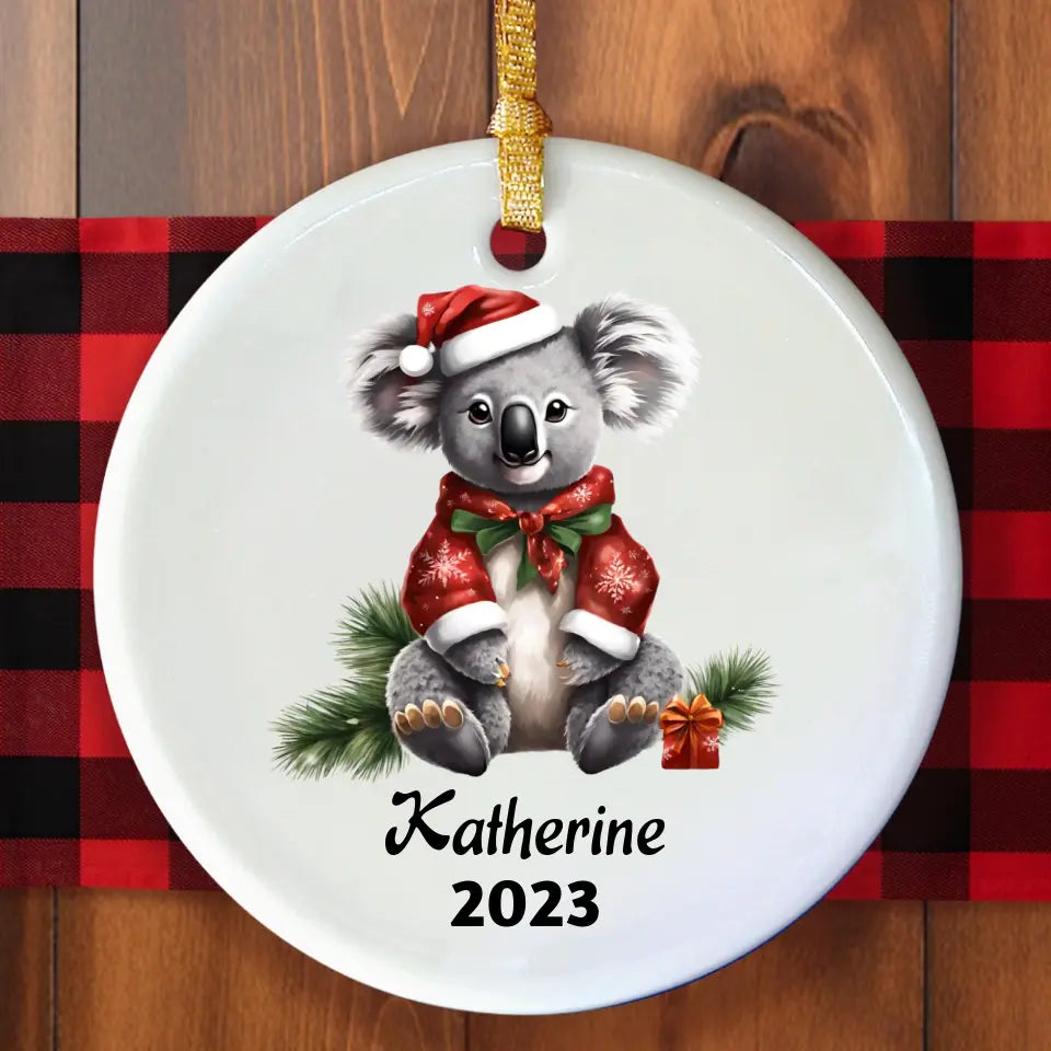 Koala Christmas Ornament