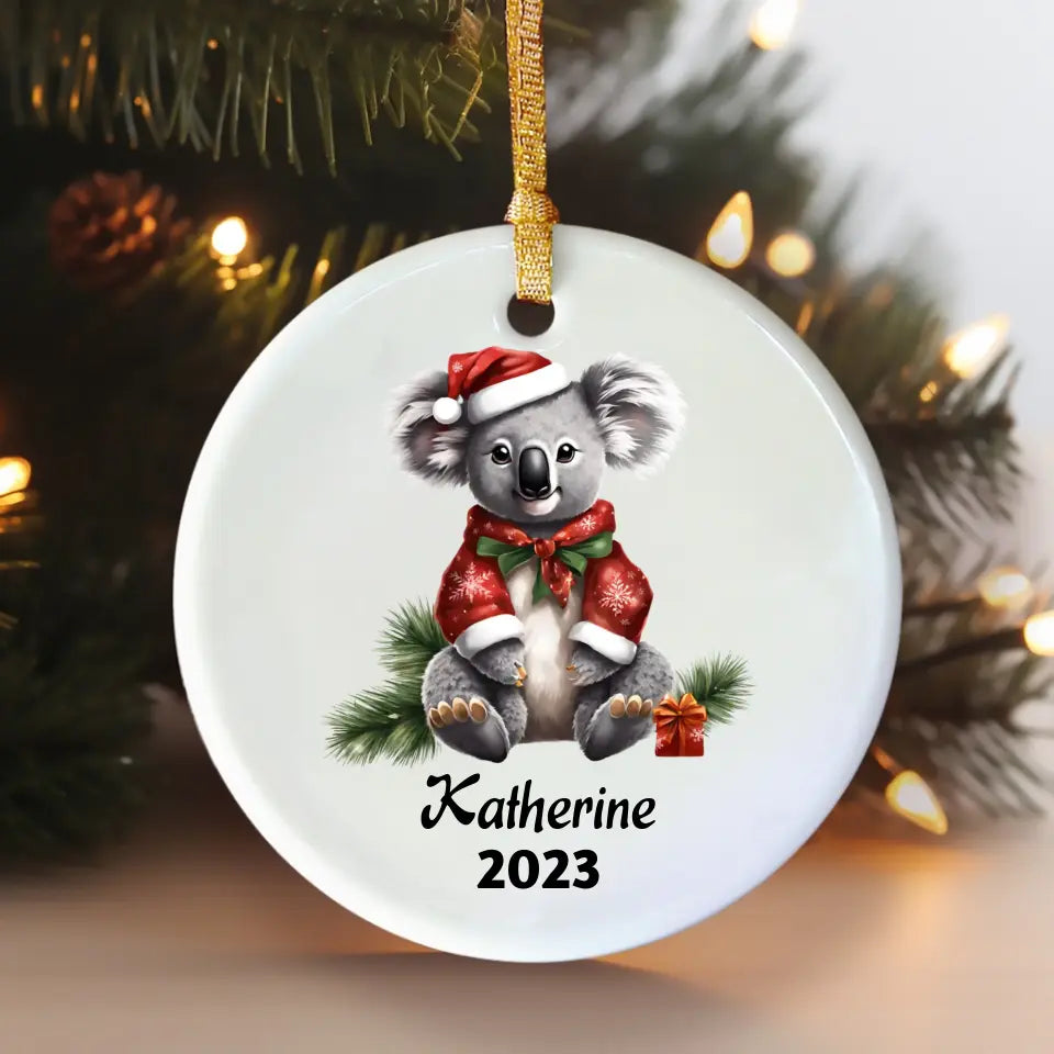 Koala Christmas Ornament