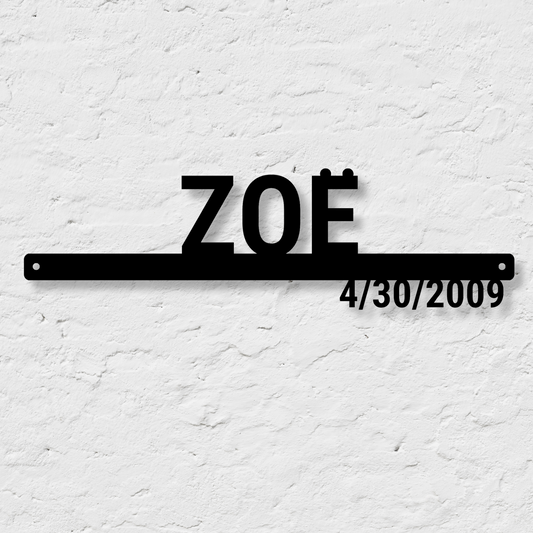 Personalized Sign Name Metal Sign
