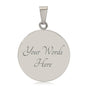 Circle Photo Necklace