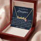 To My Bonus Daughter Personalized Cursive Name Necklace & Birthstone Gift | Custom Stepdaughter Birthday & Graduation Jewelry