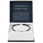 Personalized Daughter-in-Law Engraved Nylon Bracelet | Custom Wedding Gift from Mother-in-Law & Birthday Jewelry