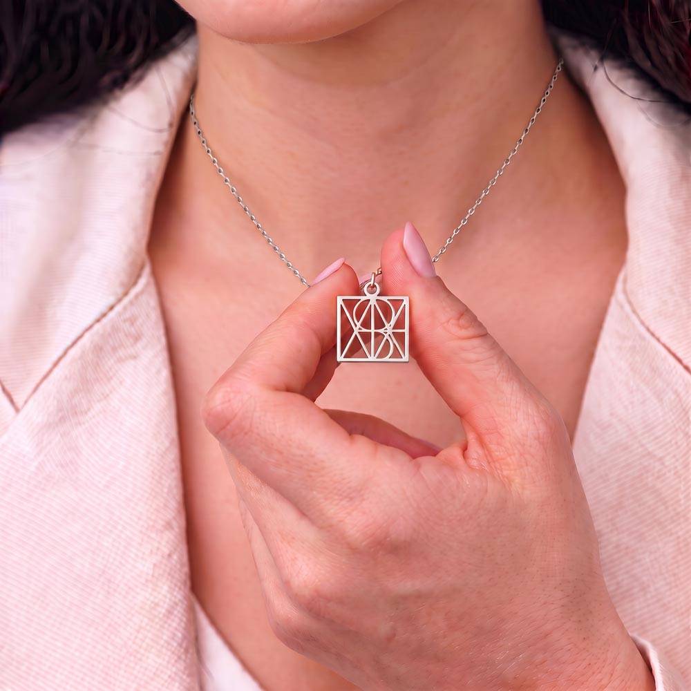 Custom Monogram Name Necklace, Personalized Necklace